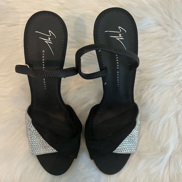 Authentic Giuseppe Zanotti women’s Swarovski crystal sling back heels sandals - Picture 6 of 7